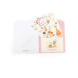 Cahier stickers Les Rosalies - Moulin Roty