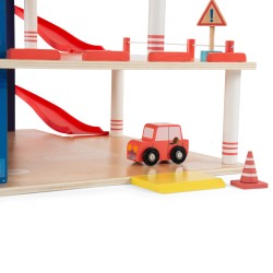 Auto Garage Holz für Kinder ab 3 Jahren - Moulin Roty