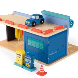 Tankstelle aus Holz für Kinder - Moulin Roty