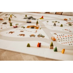 Tapis de jeu Ferme EEVAA -Tapis Puzzle - Play&Go Puzzlemat Farm