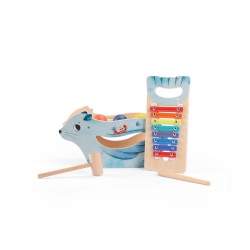 Tap-tap Xylophone - Jeu de marteau en bois - Xylophone - Les aventures de Paulie - Moulin Roty