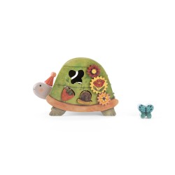 Tortue d'activités en bois - Trois petits lapins - Moulin Roty