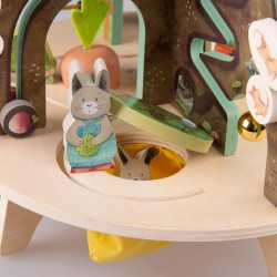 Jardin multi-activités en bois - Trois petits lapins - Moulin Roty