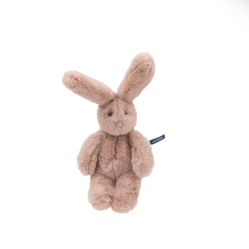 Petit lapin rose en peluche - Oeko Tex - Arthur et Louison - Moulin Roty