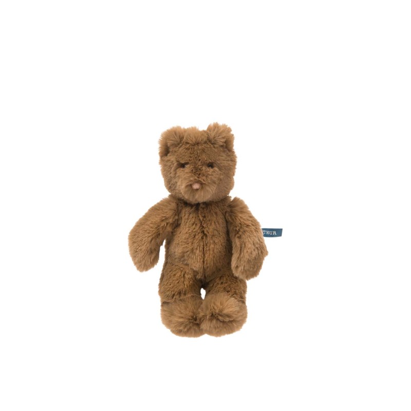 Petit ours marron  en peluche - vintage - Oeko Tex - Arthur et Louison - Moulin Roty