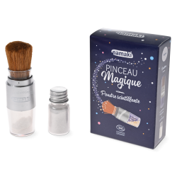 Magical brush & Sparkling powder - Argent