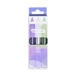 Namaki - Crayons de maquillage pailletés - Moonlight  - Bio Kit cosmétique pour enfants