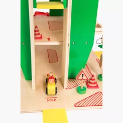 Auto Garage aus Holz  für Kinder ab 3 Jahren - Moulin Roty