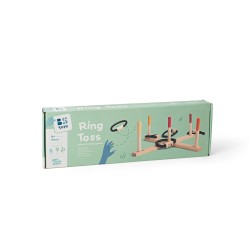 BS Toys - Jeu de lancer d'anneaux en bois - Ring Toss