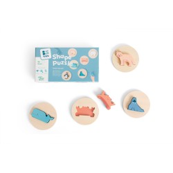 BS Toys - Shape Puzzle aus Holz - ab 18 Monaten