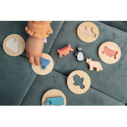 BS Toys - Shape Puzzle aus Holz - ab 18 Monaten