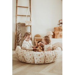 Play&Go - organic babymat & cocoon rabbit - bloom