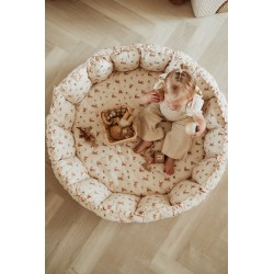 Play&Go - organic babymat & cocoon rabbit - bloom