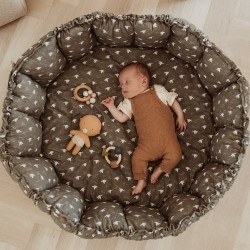 organic babymat & cocoon birds - Play & Go - bloom