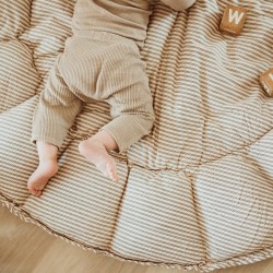 Coco tapis d´éveil & cocon organic stripes blue - Play&Go