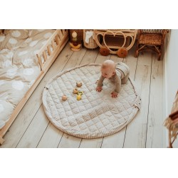 Spielmatte & Tasche organic soft stripes blue - Play&Go