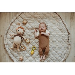 Play&Go - babymat & bag soft stripes blue organic