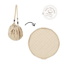 Tapis d´éveil & sac soft stripes brown - Play&Go