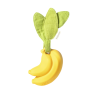 Oli&Carol - Pacifier Case - Banana - Bananen Schnullertasche