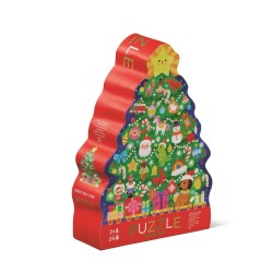 Crocodile Creek - Puzzle Weihnachtsbaum - 24 Teile