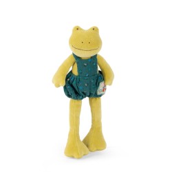 Perlette la grenouille en Peluche 30 cm - La grande Famille - Moulin Roty
