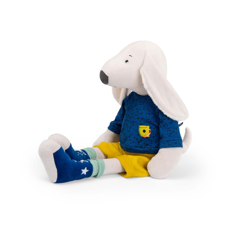 Riesiger Plüsch Hund Pilou - Puce & Pilou - Moulin Roty Riesiger Plüsch Hund Pilou - Puce & Pilou - Moulin Roty