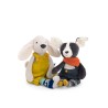 Plüschtier Hund Puce blau - Puce & Pilou - Moulin Roty