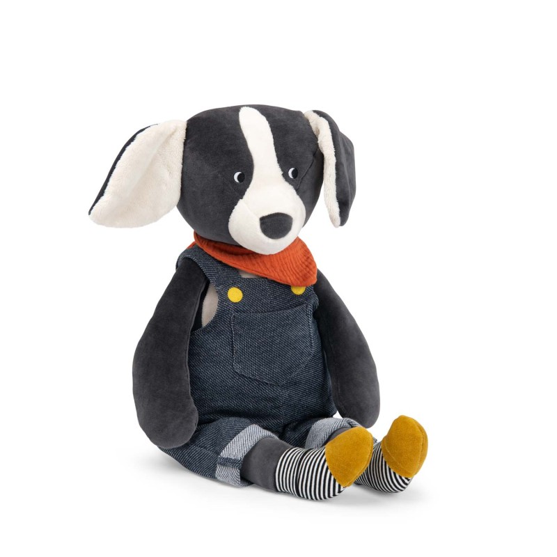 Chien Puce géant en peluche - Puce & Pilou - Moulin Roty Chien Puce géant en peluche - Puce & Pilou - Moulin Roty