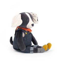 Chien Puce géant en peluche - Puce & Pilou - Moulin Roty