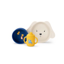 Set vaisselle silicone - Puce & Pilou - Moulin Roty