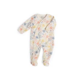 Pyjama 1m velours chiens multicolores - Puce & Pilou - Moulin Roty