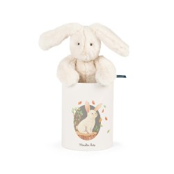 Peluche Lapin Louison dans la boîte  - Moulin Roty