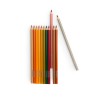 12 crayons de couleur avec cartes le jardinier - Jardin du moulin - Moulin Roty