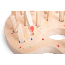 BS Toys - Paintbrush Memo aus Holz ab 4 Jahren und älter