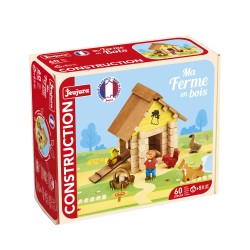 Jeu Jura - Jeu de construction ferme en bois - 60 pièces