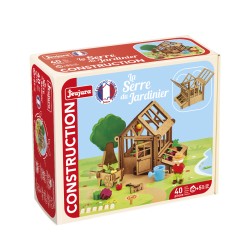 Jeu de construction en bois - Serre - 40 pièces - Jeu Jura