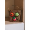 Oli&Carol - Veggie Salad Baby Sensory Balls - Beissring - natürlicher Kautschuk
