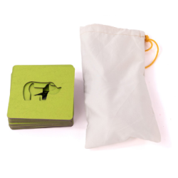Jeu de safari sensoriel en bois - Bajo
