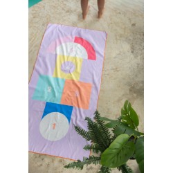 Spiel Strandtuch - Himmel & Hölle - für Kinder ein toller Badespass - Quut