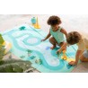 Spiel Strandtuch 180 x 180 cm - Safari - für Kinder ein toller Badespass - Quut