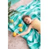 Spiel Strandtuch 180 x 180 cm - Safari - für Kinder ein toller Badespass - Quut