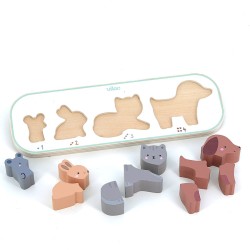 Puzzle - Ich lerne Tiere zu zählen  - Sarah Betz - Vilac