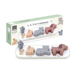 Puzzle - Ich lerne Tiere zu zählen  - Sarah Betz - Vilac