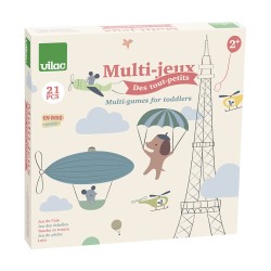 Multi Spieleschachtel  mit Gesellschaftsspielen - Sarah Betz- Vilac
