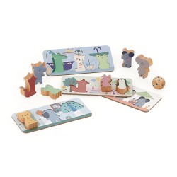 Multi Spieleschachtel  mit Gesellschaftsspielen - Sarah Betz- Vilac