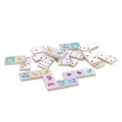 Wende-Domino Obst & Gemüse - Sarah Betz - Gesellschaftsspiel- Vilac