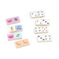 Wende-Domino Obst & Gemüse - Sarah Betz - Gesellschaftsspiel- Vilac