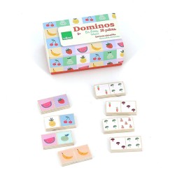 Wende-Domino Obst & Gemüse - Sarah Betz - Gesellschaftsspiel- Vilac