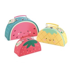 Set de 3 valisettes fruits - Sarah Betz - Vilac