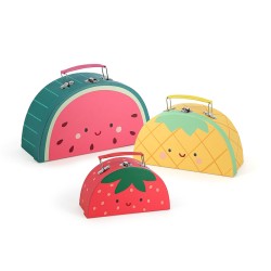 Set de 3 valisettes fruits - Sarah Betz - Vilac